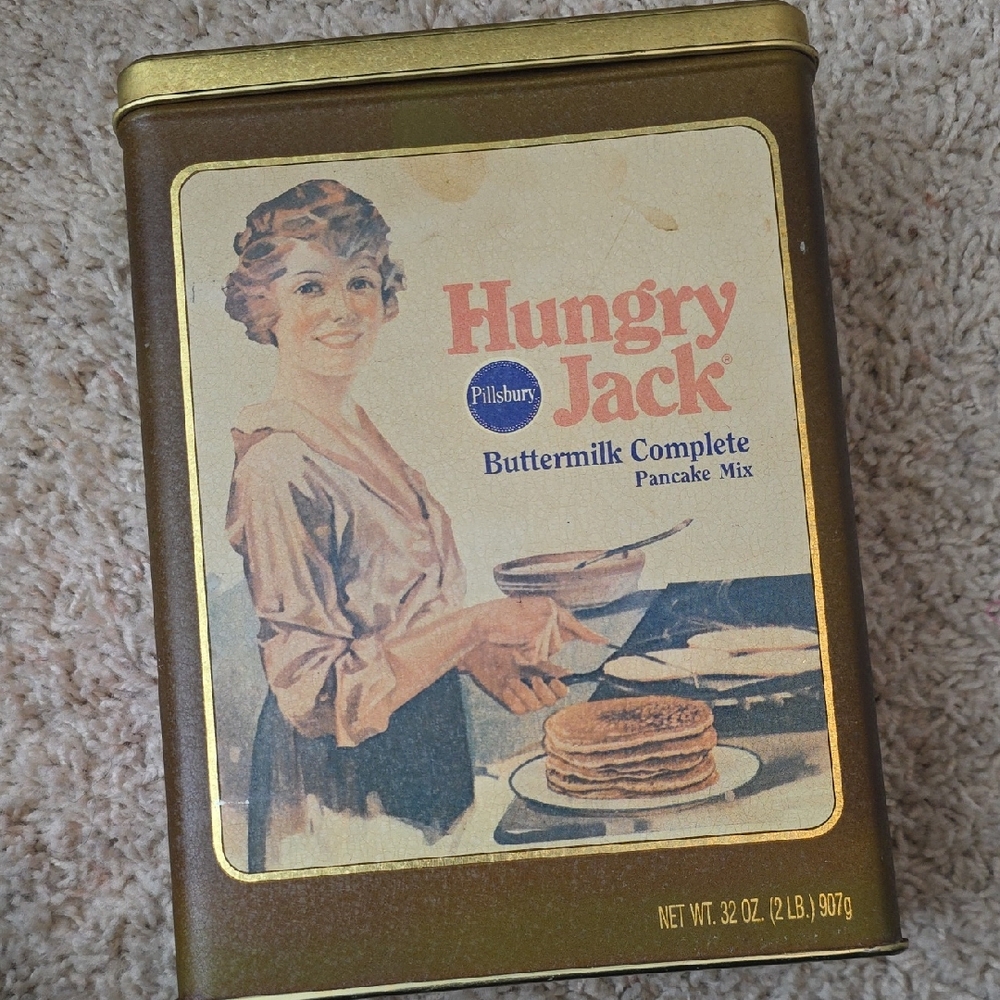 Hungry Jack Buttermilk Pancake Mix Tin - Brown